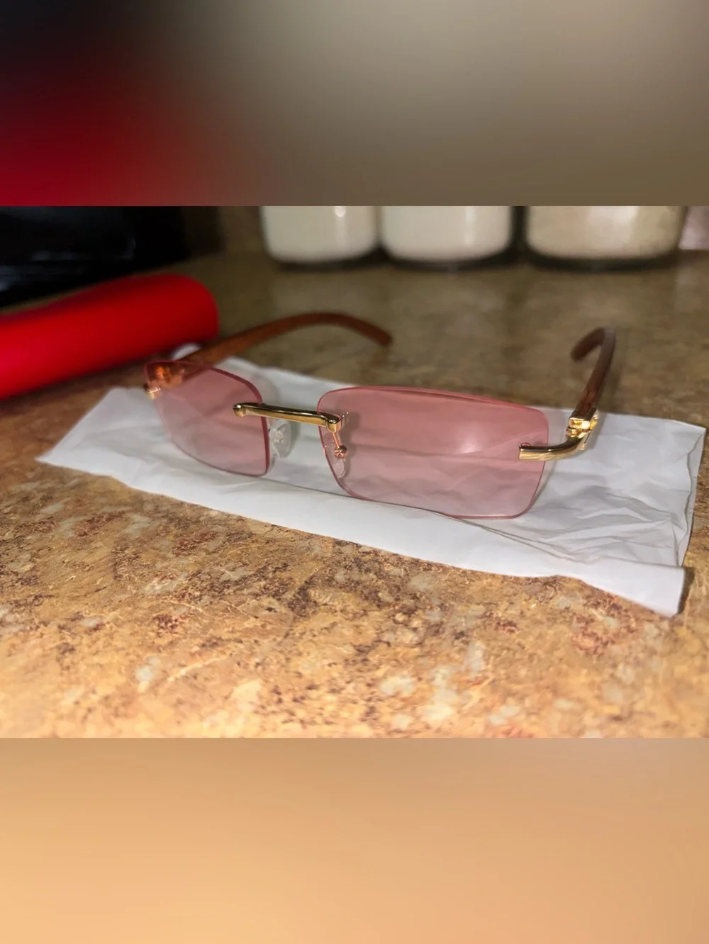 N/A stylish rimless